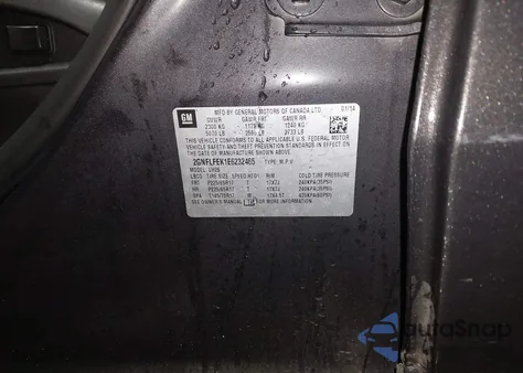 2014 Chevrolet Equinox 1Lt from USA, damaged, VIN 2GNFLFEK1E6232465